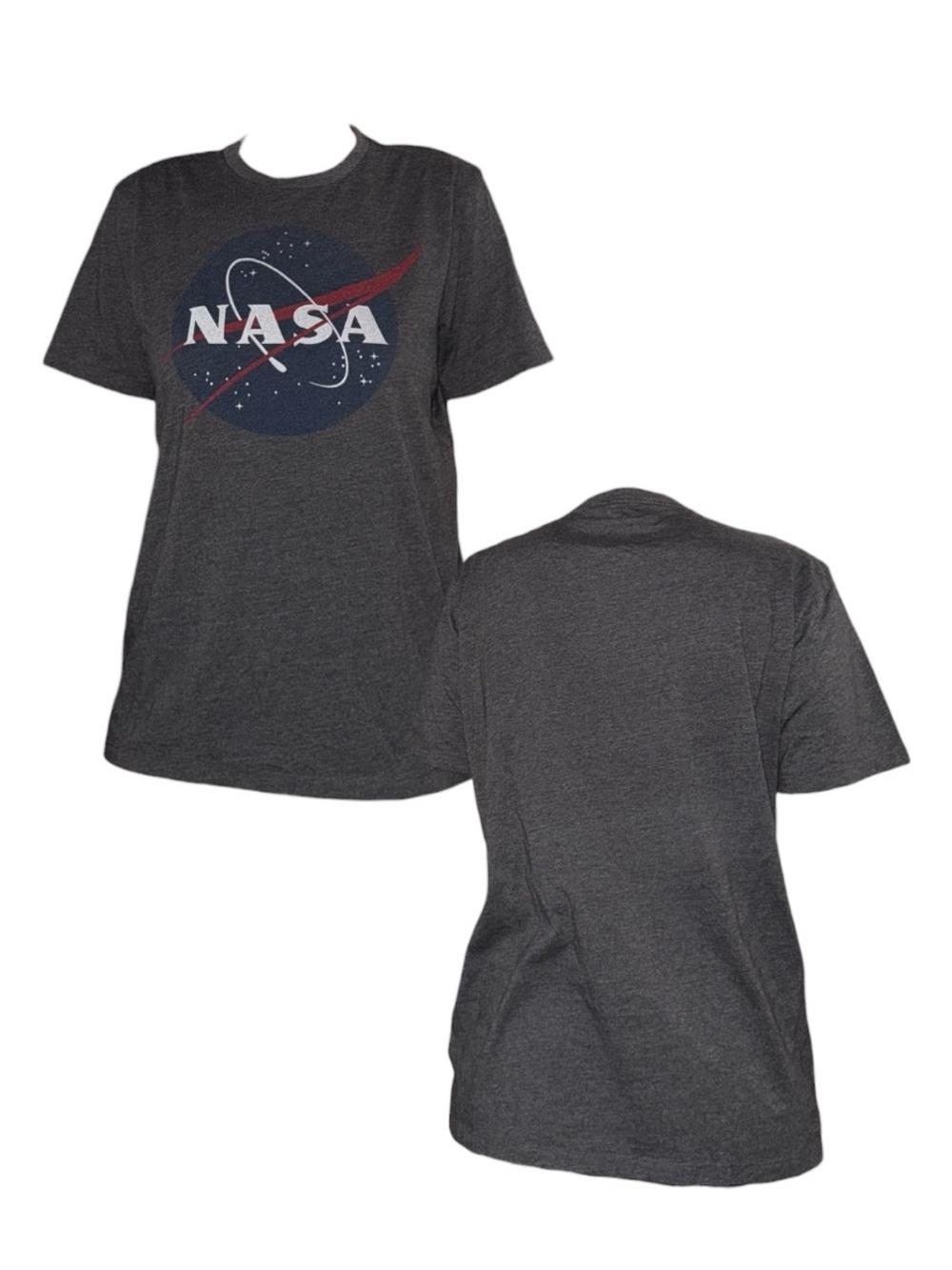 NASA Charcoal Graphic Tee